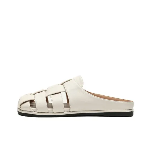 City Camel Rubber Sole Slip Resistant Closed Toe Slippers Women's