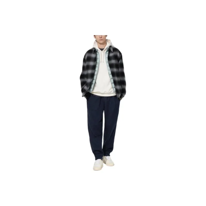 UNIQLO Casual Pants Unisex Navy Blue-0