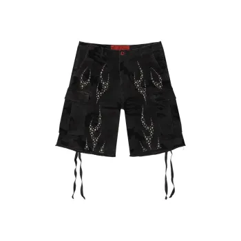 Hellstar Studded Cargo Shorts