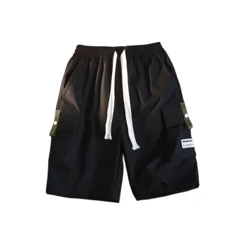 GROW DATE Cargo Shorts Unisex Black