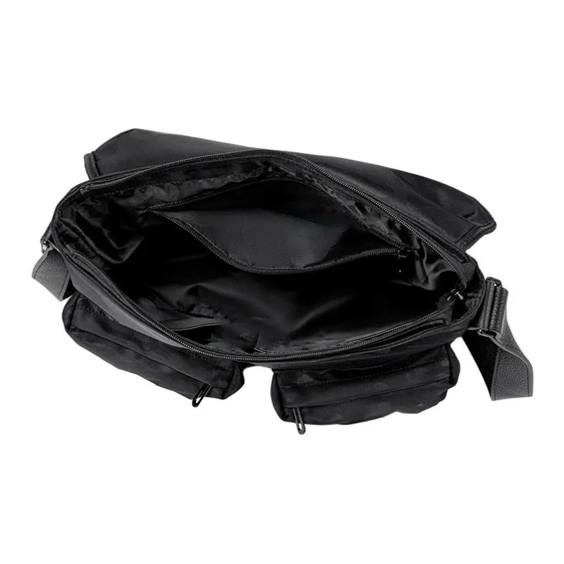 DOSRFINI Nylon Shoulder Bag Regular Men's Black Camouflage-3