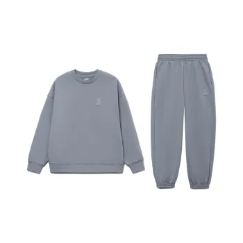 LiNing Training Series Sweatshirt Set Men's Space Gray+Space Gray