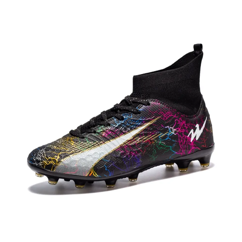 Binary Soccer Shoes Unisex High Top White-1