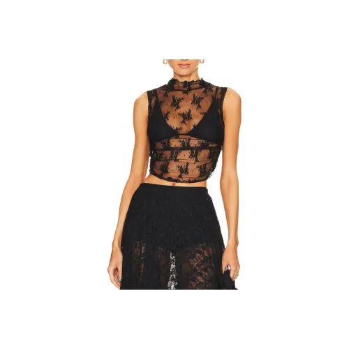 FREE PEOPLE Tank Tops Women's Black
