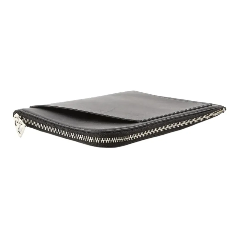Schott N.Y.C. Cow Leather Shoulder Bag Women's Black-3