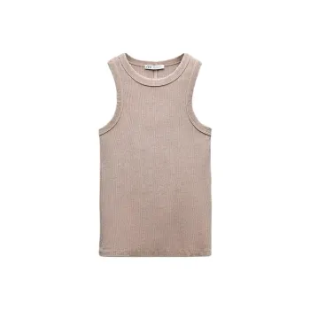 ZARA Tank Tops Women's Ivory