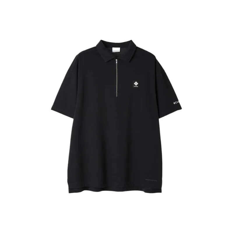 Columbia B Bowl Polo Shirt Men's Black-0