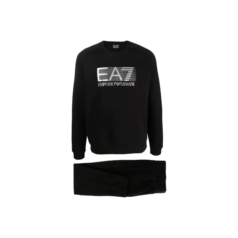 EMPORIO ARMANI EA7 Sweatshirt Set Men's Black-0