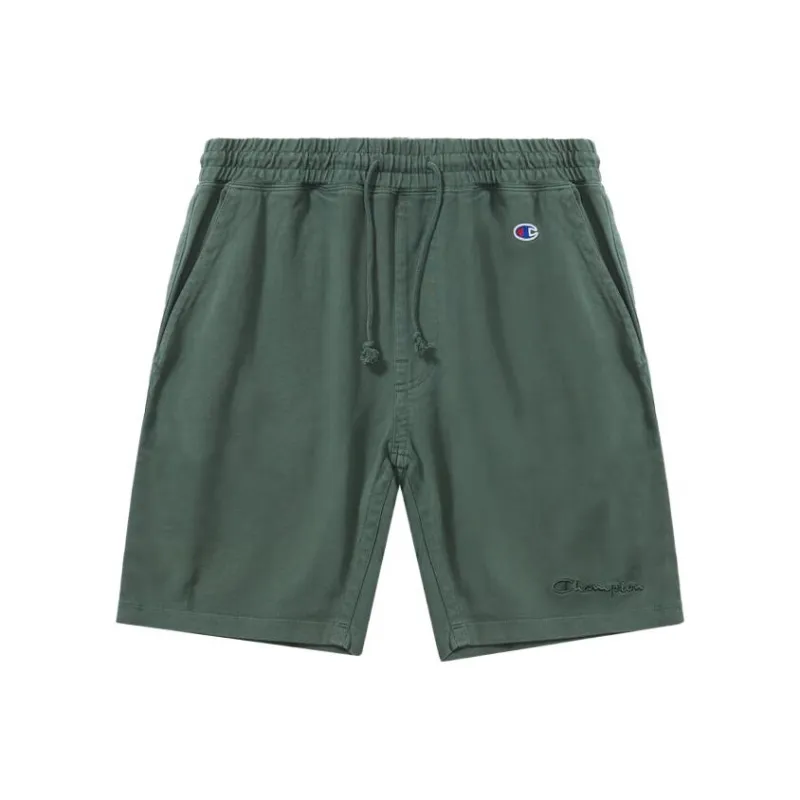Champion Casual Shorts Men Dark Green-0
