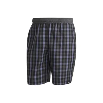 Adidas CLASSIC-LENGTH CHECK SWIM SHORTS Swimming Shorts Men's Black