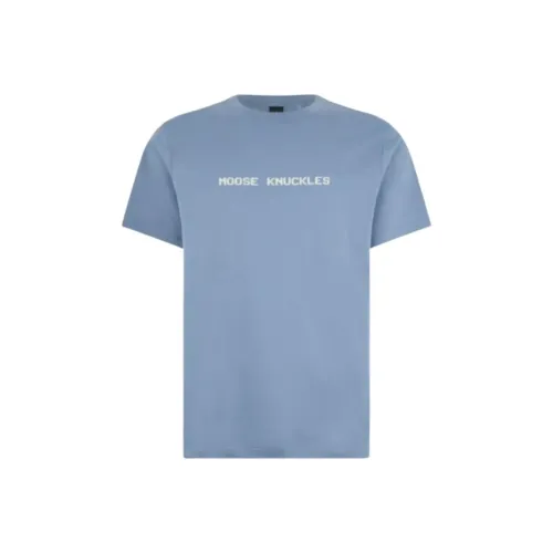 Moose Knuckles T Shirt Men's Ocean Blue
