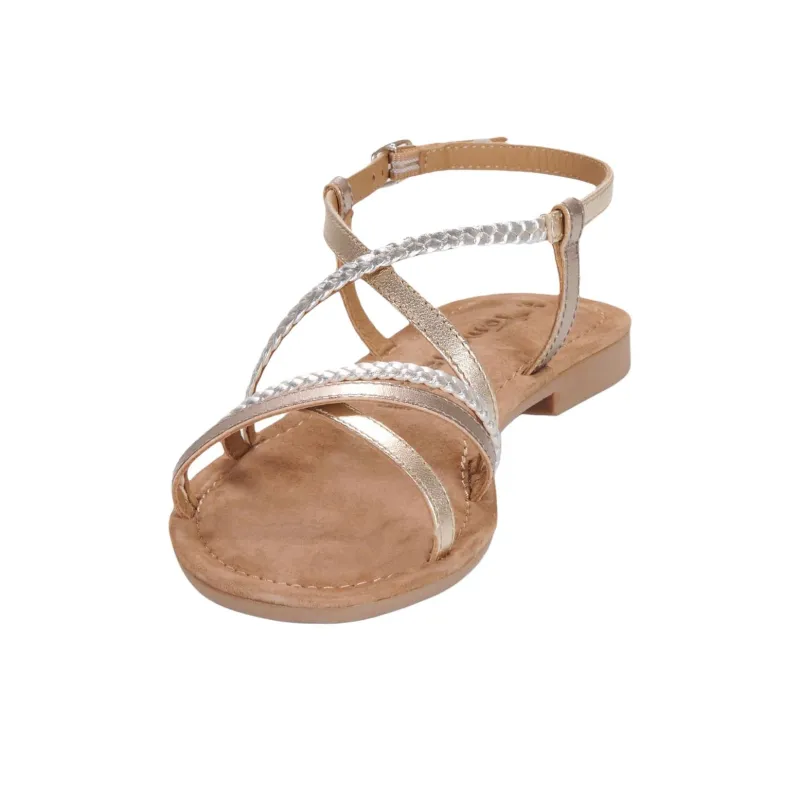 Tamaris Roman Sandals 1cm Women's Platinum-2