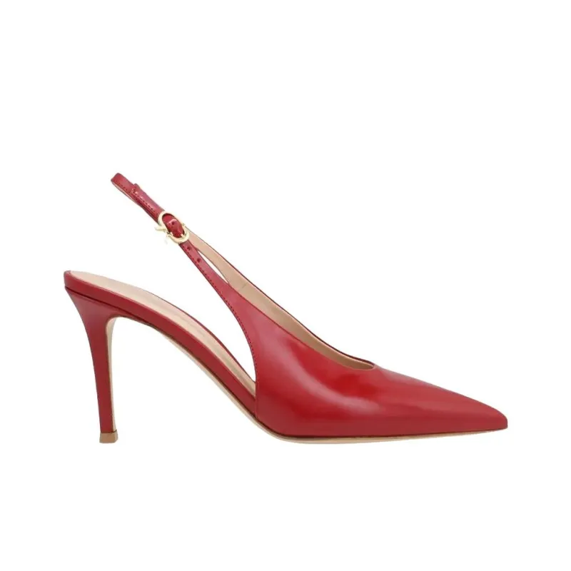 GIANVITO ROSSI Slim Heel High Heels Women's Red-1
