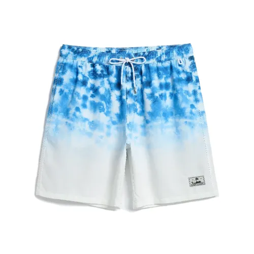 GAILANG Beach Shorts Men's Blue White