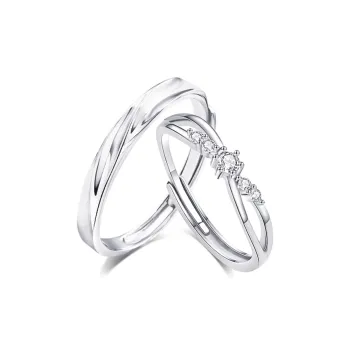 KUMET Sterling Silver Rings Unisex