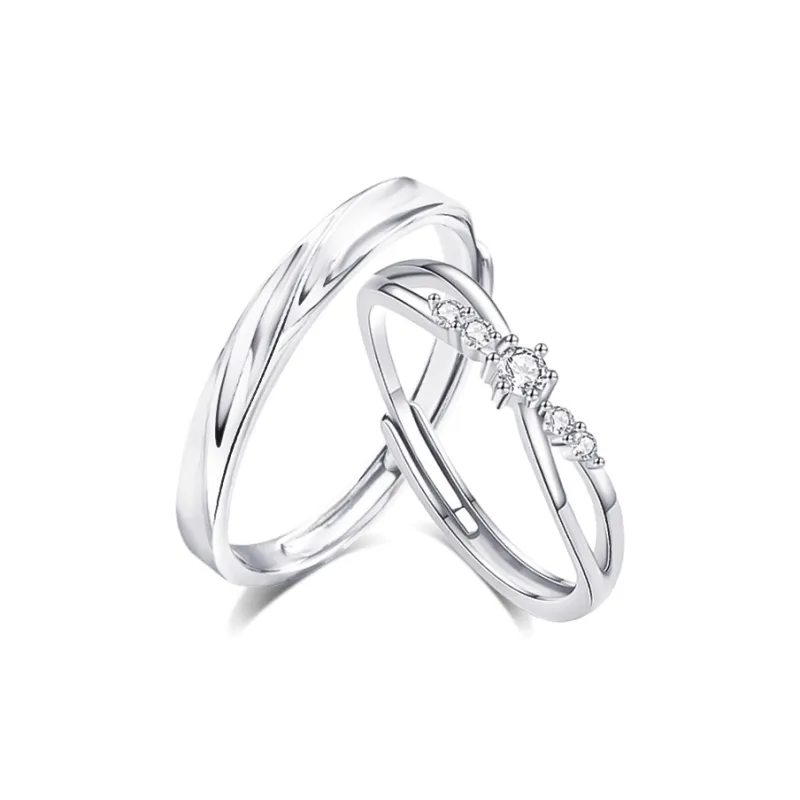 KUMET Sterling Silver Rings Unisex-0