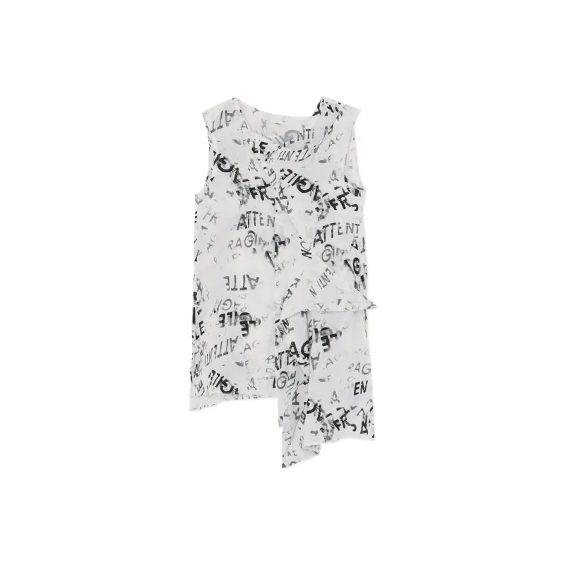 Yohji Yamamoto Tank Tops Women's White-0