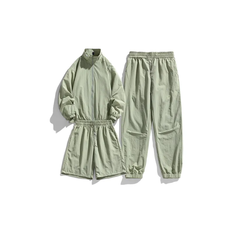GOOSELIAR Coat, Shorts, Pants Three Piece Set Unisex-21