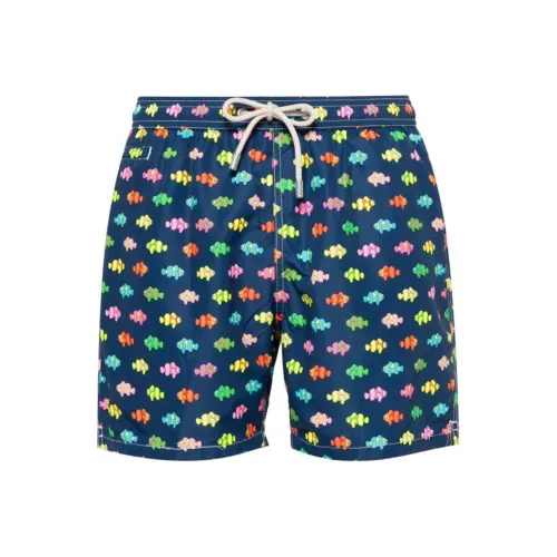 MC2 SAINT BARTHELEMY Beach Shorts Men's Marine Blue