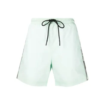 OFF WHITE Casual Shorts Regular Fit Men's Green