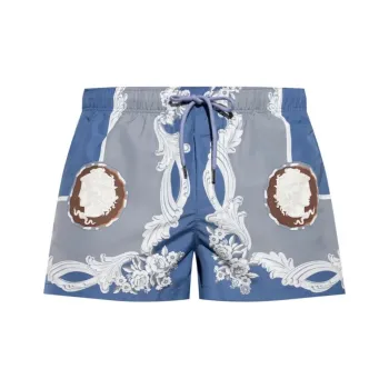 VERSACE Pattern Printed Swim Shorts