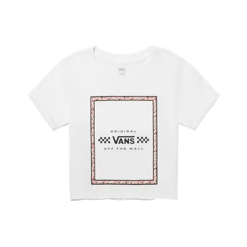 Vans Biały Oversize T-Shirts Women's White