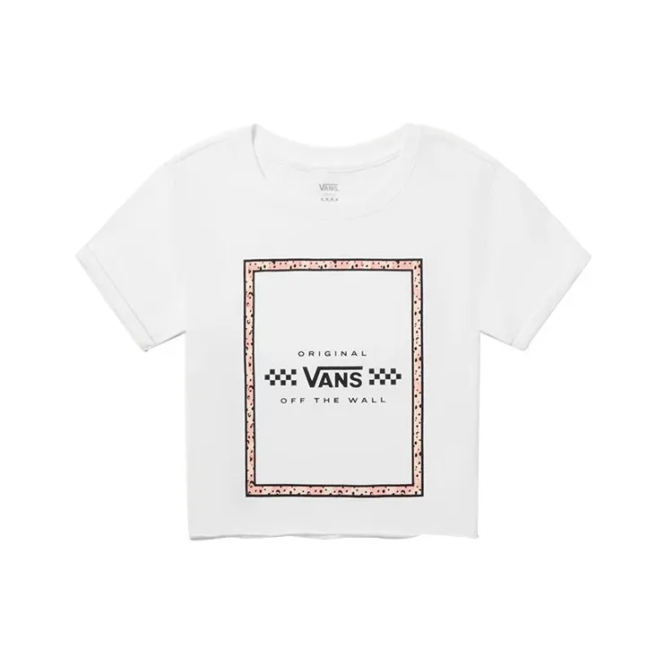 Vans Biały Oversize T-Shirts Women's White-0