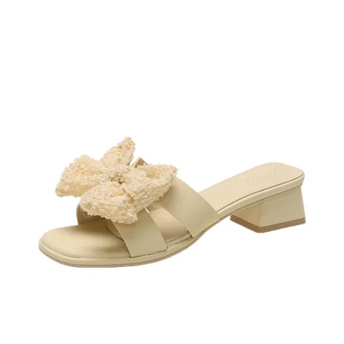 AJPAP Rubber Sole Slip Resistant Odor Resistant Abrasion Resistant Slide Slippers Women's