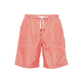 FEDELI Positano Striped Swim Shorts