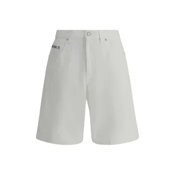 MOSCHINO Denim Shorts Men's White