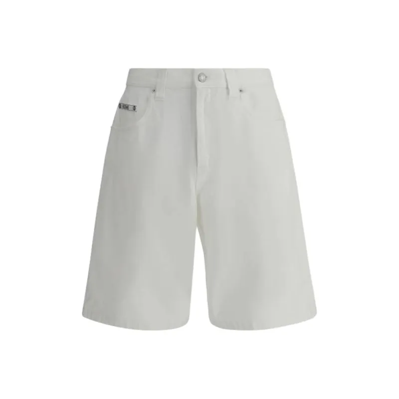 MOSCHINO Denim Shorts Men's White-0