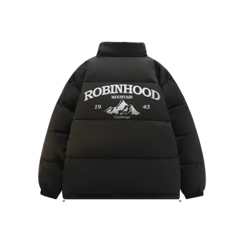 ROBINHOOD Puffer Jackets Unisex Black