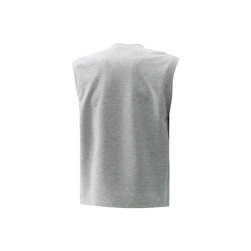 OGEK Tank Top Unisex Light Gray Comes With Random Tank Top+Brooch-1