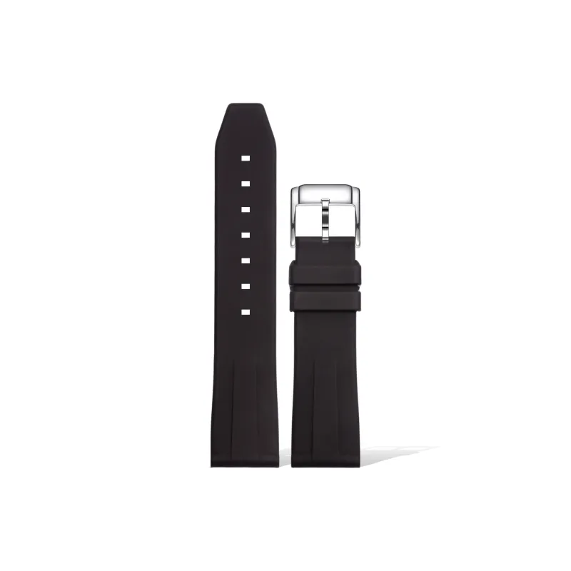 Yuloran Watch Band Tissot, Longines, Omega Compatibility Fluoroelastomer Material-2