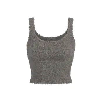 Skims Cozy Knit Bralette Smoke