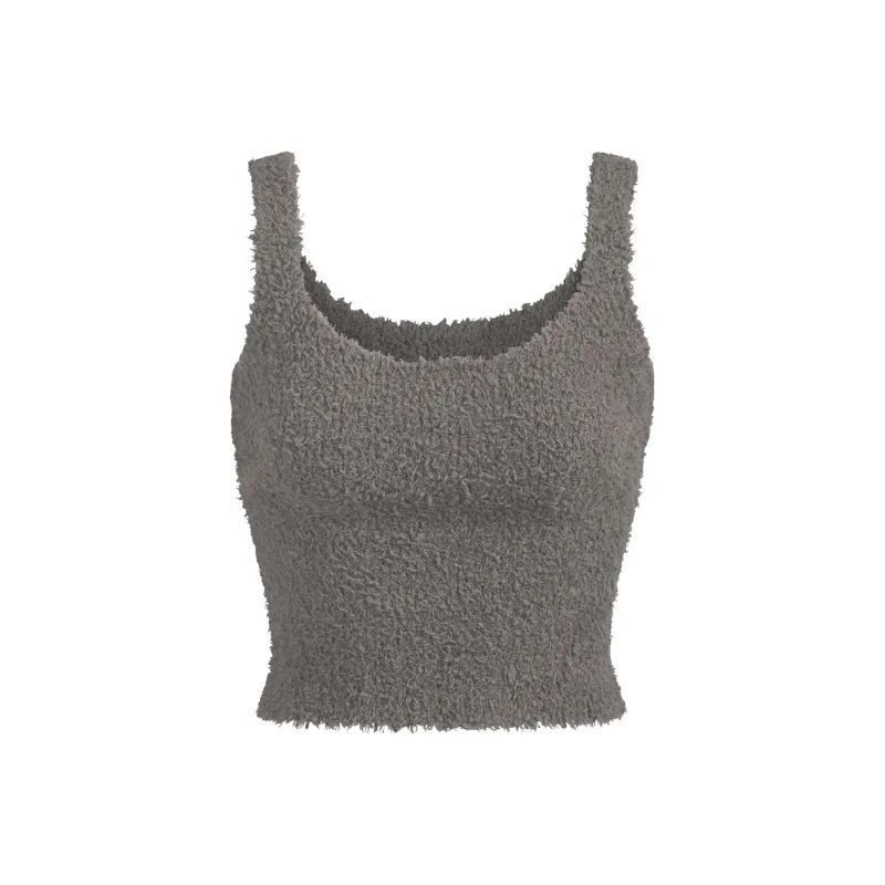Skims Cozy Knit Bralette Smoke-0