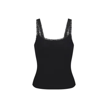 Skims Tank Tops Women's Black