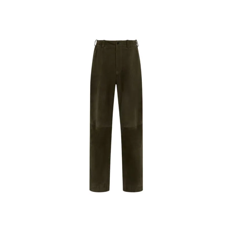 MARNI Wide leg Leather Trousers-0