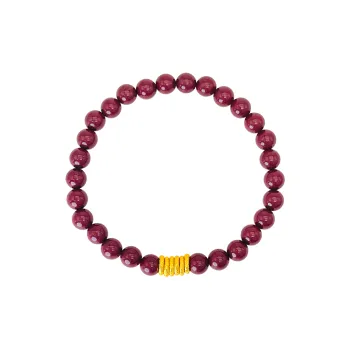 DEMONE Natural Cinnabar Bracelets Unisex