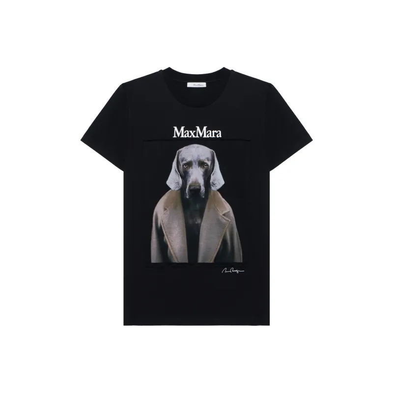 MaxMara T Shirts Women's Black-0