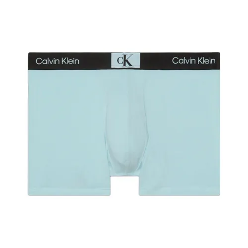 CALVIN KLEIN Swimming Shorts Europe Version Men's Aqua Green
