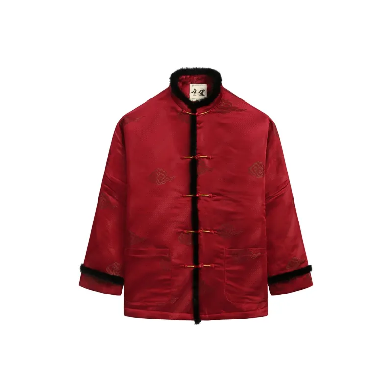 XUANSHENG Puffer Jacket Men's Red-0