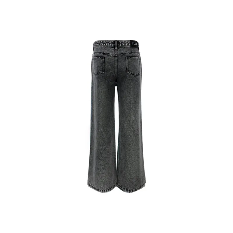 YLDP Jeans Unisex Black-1