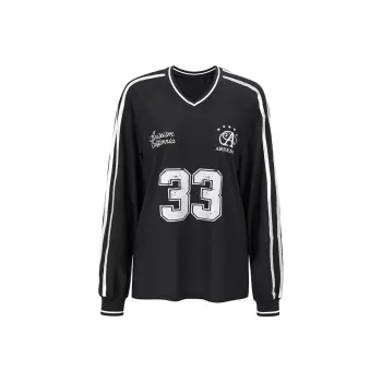 Ariseism Regular Jersey V Neck Long Sleeved T Shirt Autumn New Arrival Comfortable Versatile Top Women's