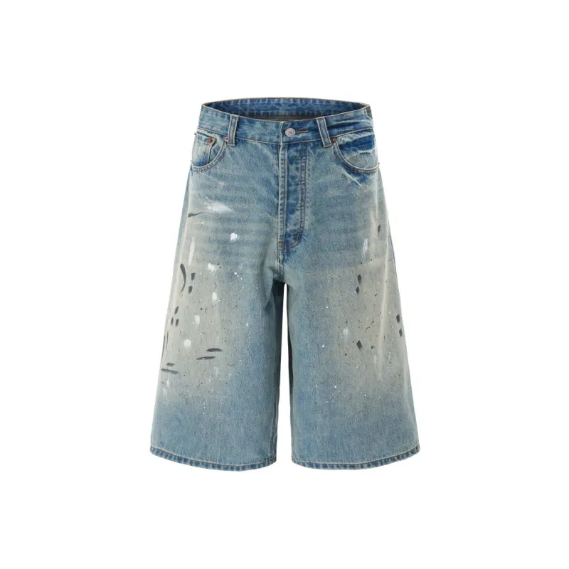 FOREVER 21 Denim Shorts Unisex Nostalgic Blue-0