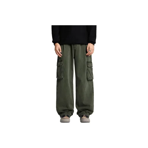 AHAH Universal For All Seasons Casual Pants Men's Army Green