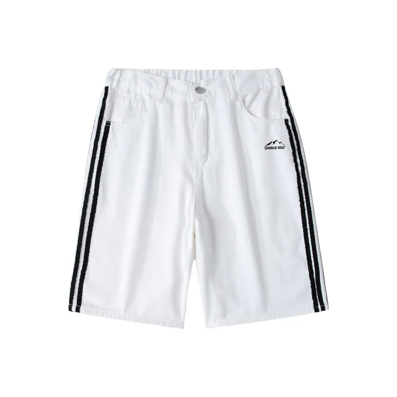 CHARLIE GOLF Denim Shorts Unisex-3