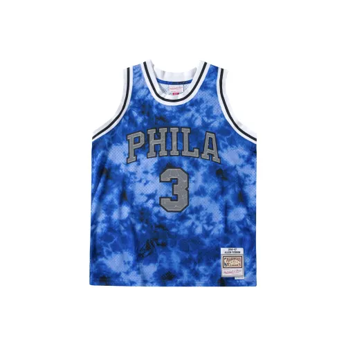 Mitchell & Ness Basketball Jerseys Men's Blue