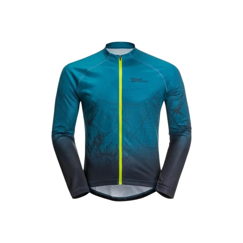 Jack Wolfskin Morobbia Fz L/s Print M Cycling Clothing Men's-3
