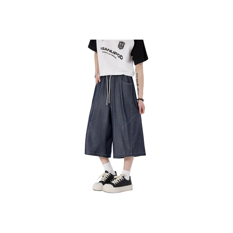 RAP PANDA Denim Shorts Unisex-7